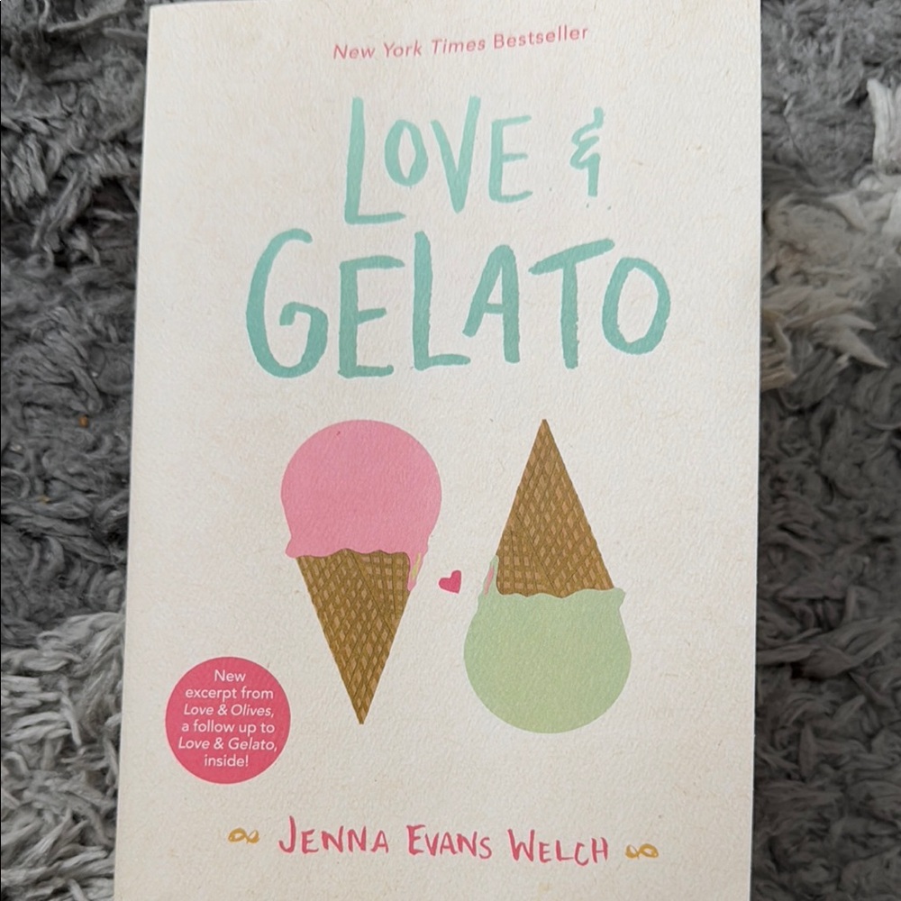 Love & Gelato Book by Jenna Evans Welch